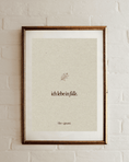 Bild in Galerie laden, print «ich lebe in fülle»